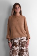 HNĚDÝ SVETR ALPAKA PECA del SOL