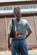 ŠEDÉ TRIČKO S TŘEŠNĚMI PECA del SOL La Cerise Market