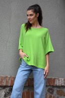 ZELENÝ SVETŘÍK S KRÁTKÝM RUKÁVEM PECA del SOL