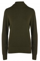 TMAVĚ ZELENÝ TŘPYTIVÝ SVETR DÁMSKÝ Red Button