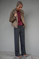 BUSINESS KALHOTY DÁMSKÉ šedé Red Button