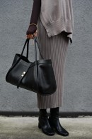 ÚPLETOVÁ SUKNĚ DLOUHÁ TAUPE PECA del SOL