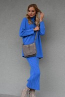 MODRÁ ZIMNÍ SUKNĚ PECA del SOL