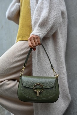 [PDS306] KHAKI MALÁ CROSSBODY KABELKA