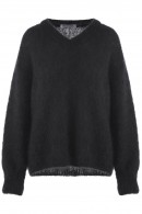 MOHÉROVÝ SVETR DÁMSKÝ TMAVĚ ŠEDÝ PECA del SOL