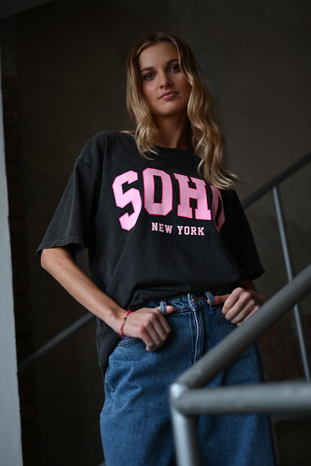 ANTRACITOVÉ DÁMSKÉ TRIČKO SOHO