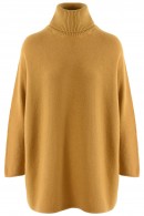 DLOUHÝ SVETR S ROLÁKEM HOŘČICOVÝ PECA del SOL