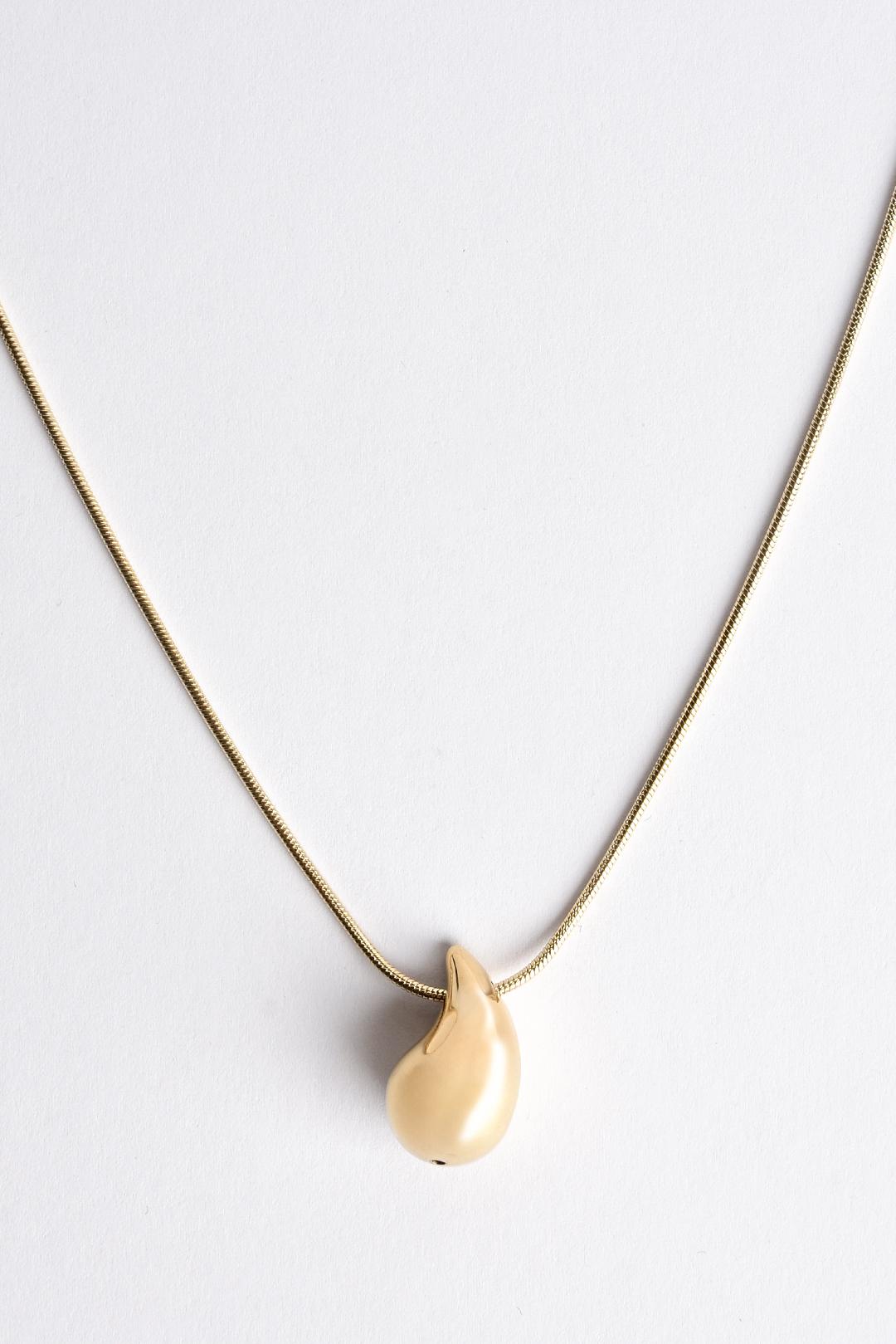 ZLATÝ ŘETÍZEK S PŘÍVĚSKEM KAPKA