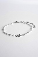 STŘÍBRNÝ PERLIČKOVÝ NÁRAMEK PECA del SOL