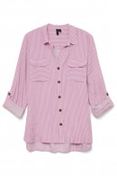 RŮŽOVÁ PRUHOVANÁ KOŠILE DÁMSKÁ Vero Moda