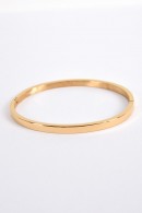 MODERNÍ TENKÝ ZLATÝ NÁRAMEK Z CHIRURGICKÉ OCELI PECA del SOL