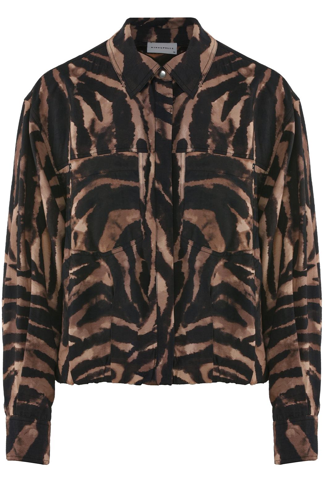 KOŠILOVÁ BUNDA DÁMSKÁ SE VZOREM Rino Pelle