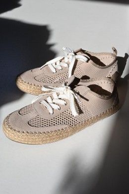 [EMU068] BÉŽOVÉ ESPADRILKY DÁMSKÉ S TKANIČKAMI EMU Jaida