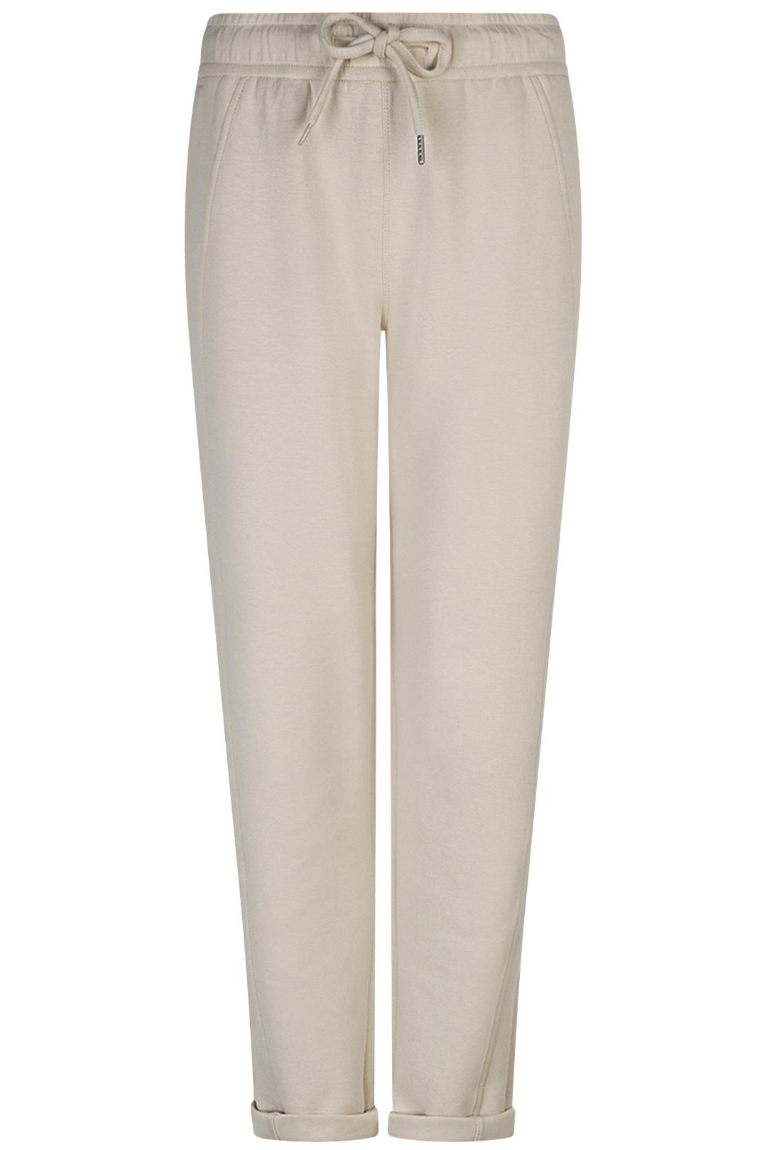 KRÉMOVÉ SPORTOVNĚ-ELEGANTNÍ KALHOTY