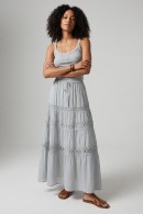 ŠEDÁ DÁMSKÁ DLOUHÁ SUKNĚ PECA del SOL