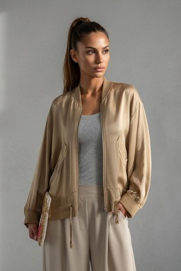 [PDS455] LEHKÝ ZLATÝ SATÉNOVÝ BOMBER