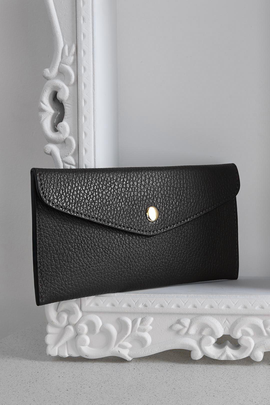 [PDS459] KOŽENÁ ČERNÁ PENĚŽENKA DÁMSKÁ