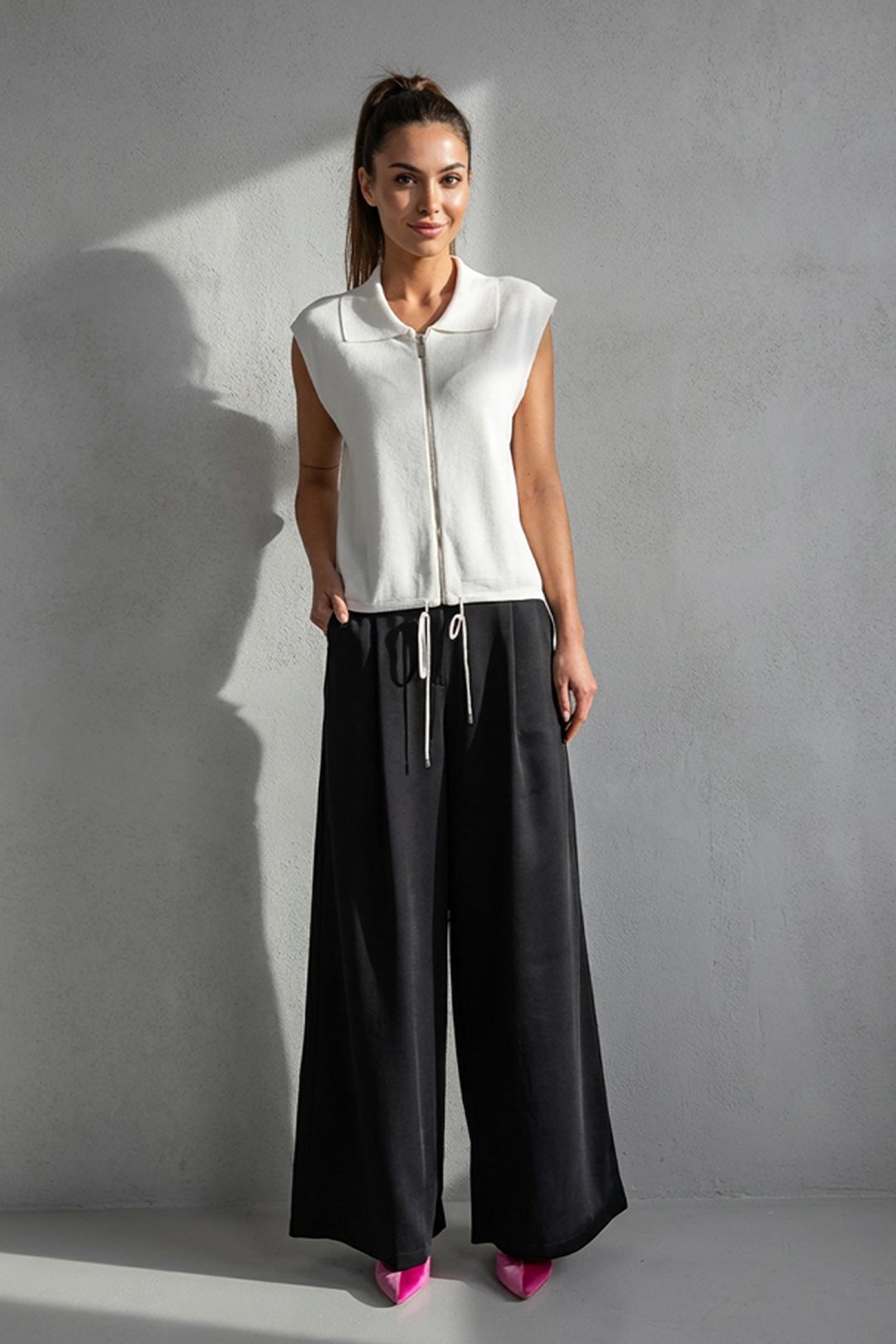 ČERNÉ ŠIROKÉ KALHOTY