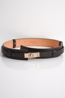 HNĚDÝ KOŽENÝ PÁSEK DÁMSKÝ PECA del SOL