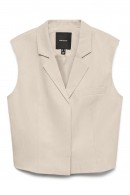 BÉŽOVÁ DÁMSKÁ VESTA ELEGANTNÍ Vero Moda