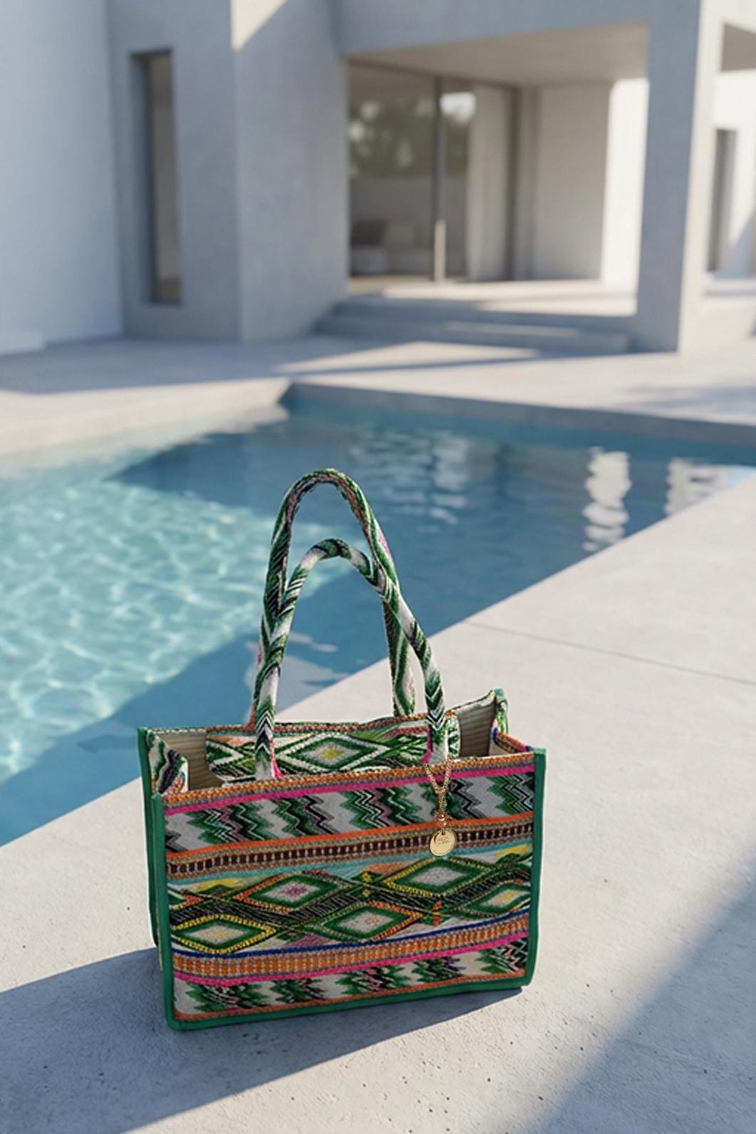 VELKÁ ZDOBENÁ LETNÍ KABELKA  Riviera Bag