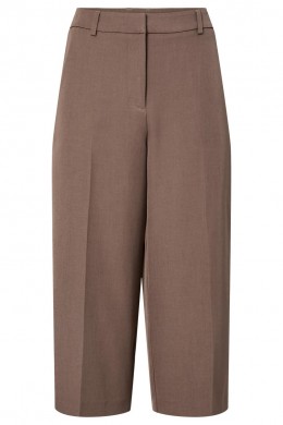 [PCS381] HNĚDÉ ELEGANTNÍ CULOTTES KALHOTY