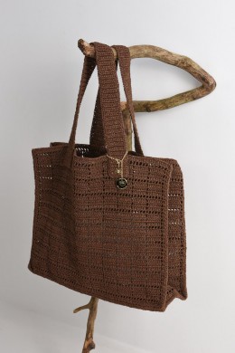 [PDS524] VELKÁ RUČNĚ PLETENÁ LETNÍ KABELKA