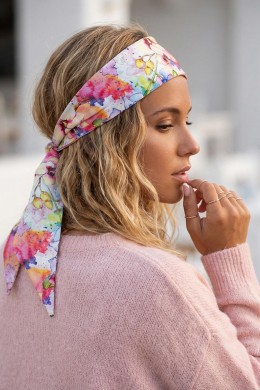 [PDS538] BAREVNÝ ŠÁTEK Z HEDVÁBÍ A VISKÓZY