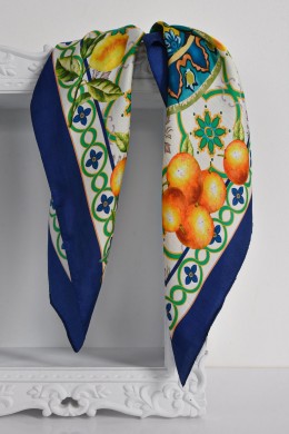 [PDS559] ITALSKÝ ŠÁTEK Z HEDVÁBÍ  Positano