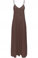 DLOUHÉ MAXI ŠATY NA RAMÍNKA HNĚDÉ Only