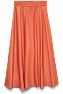 CIHLOVĚ ORANŽOVÁ SUKNĚ SATÉNOVÁ Vero Moda