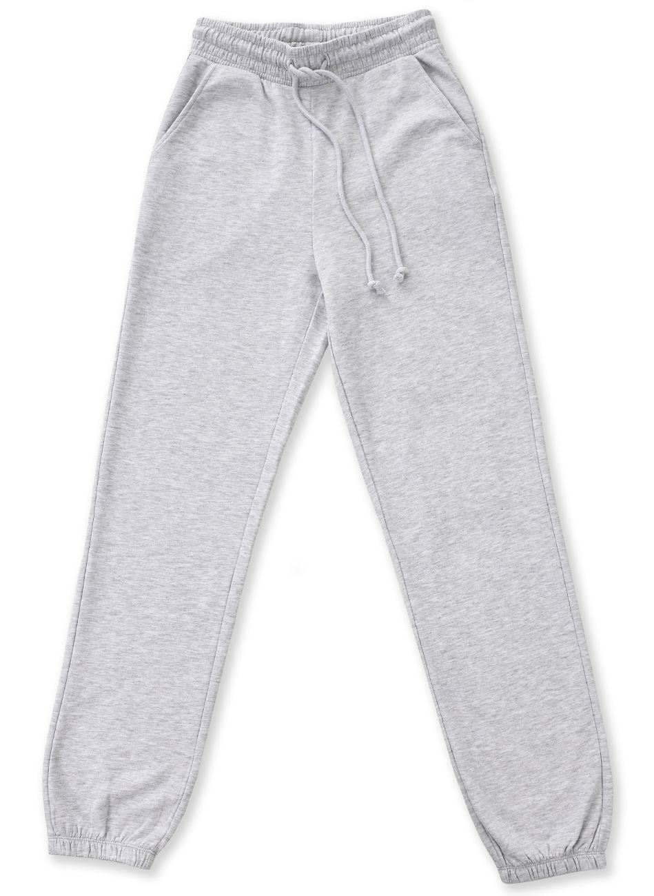 SVĚTLE ŠEDÉ TEPLÁKY OVERSIZED