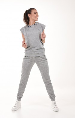 [NM256] ÚZKÉ TEPLÁKY ŠEDÉ