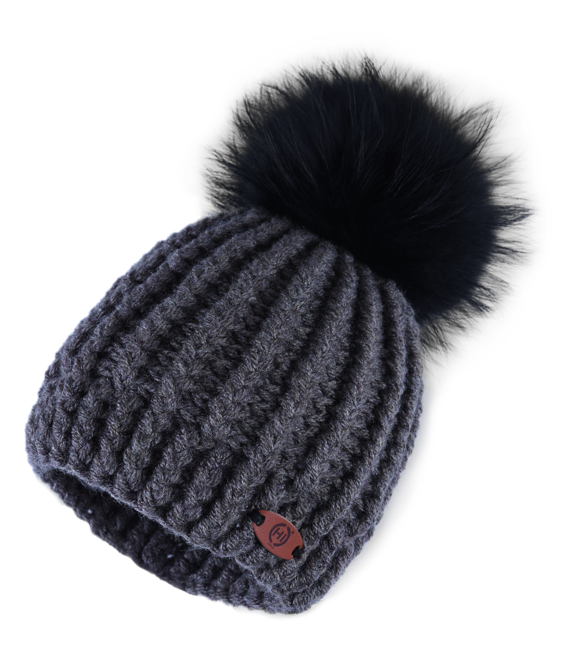 [CHIC137] ANTRACITOVÝ KULICH bambule černá