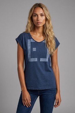 [ELB086] NAVY TRIČKO S KRÁTKÝM RUKÁVEM  Leikna