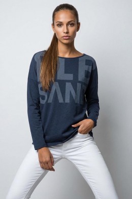 [ELB087] NAVY TRIKO S DLOUHÝM RUKÁVEM  Niola