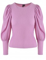 TRIKO S PUFF RUKÁVEM RŮŽOVÉ Vero Moda