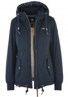 NAVY ZIMNÍ BUNDA S KOŽÍŠKEM Danka RAGWEAR