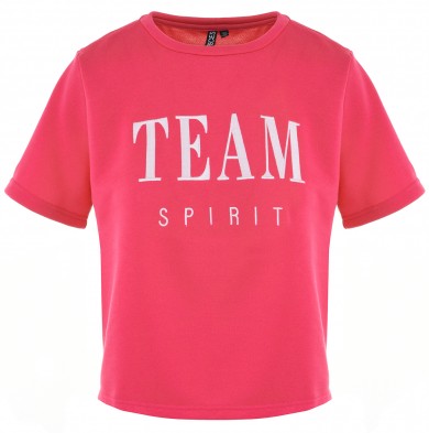 [PCS019] MALINOVÉ TRIČKO S NÁŠIVKOU team spirit