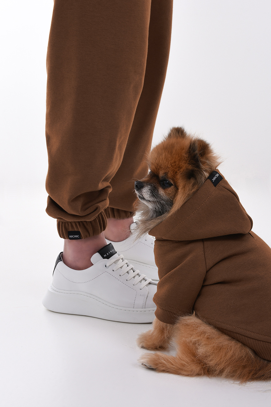 [CHIC169] MIKINA PRO PSA HNĚDÁ  Doggie