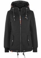 PLUS SIZE ČERNÁ ZIMNÍ BUNDA RAGWEAR Danka