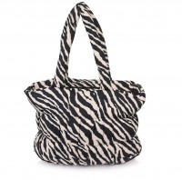 KABELKA SHOPPER BAG ZEBRA VELKÁ Rino Pelle