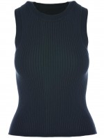 ŽEBROVANÝ TOP MODRÝ jdy