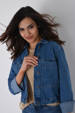 [JDY295] KRÁTKÁ DŽÍNOVÁ BUNDA jdy