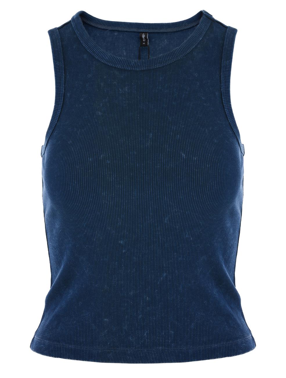DÁMSKÝ VINTAGE TOP BEZ RUKÁVŮ