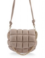 BÉŽOVÁ PROŠÍVANÁ KABELKA CROSSBODY Rino Pelle