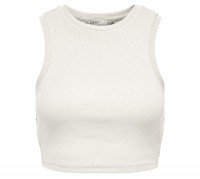 DÁMSKÝ CROP TOP KRÉMOVÝ Only