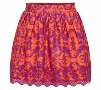 ORANŽOVÁ BOHO SUKNĚ MINI Only