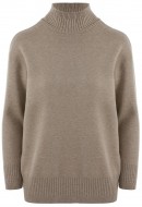 HNĚDÝ DLOUHÝ SVETR DÁMSKÝ Vero Moda