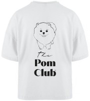 BÍLÉ TRIČKO POMERANIAN HICHIC The Pom Club